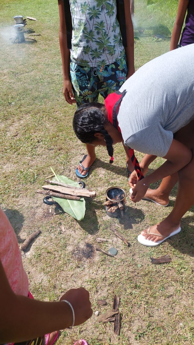 356203883_10232937378685270_795316074260864148_n Seychelles Scouts on a hiking expedition, demonstrating teamwork and the adventurous spirit of scouting amidst the lush greenery of their tropical island.