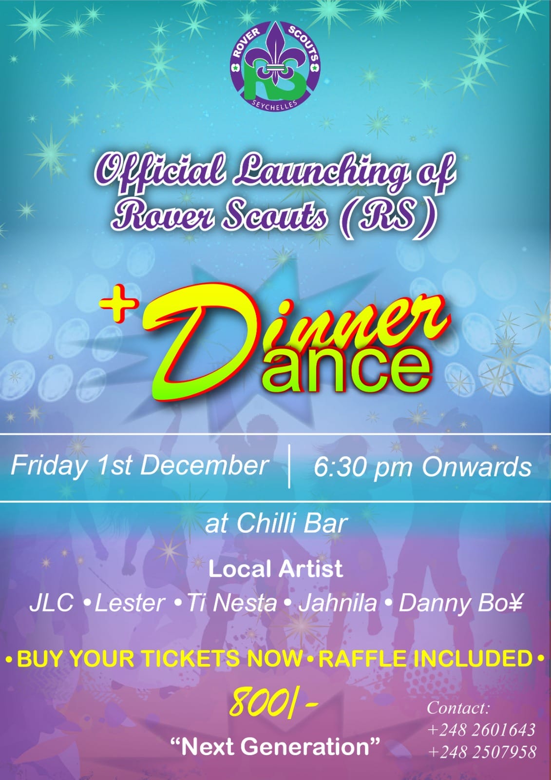 Scouts Banner Ticket for official launch