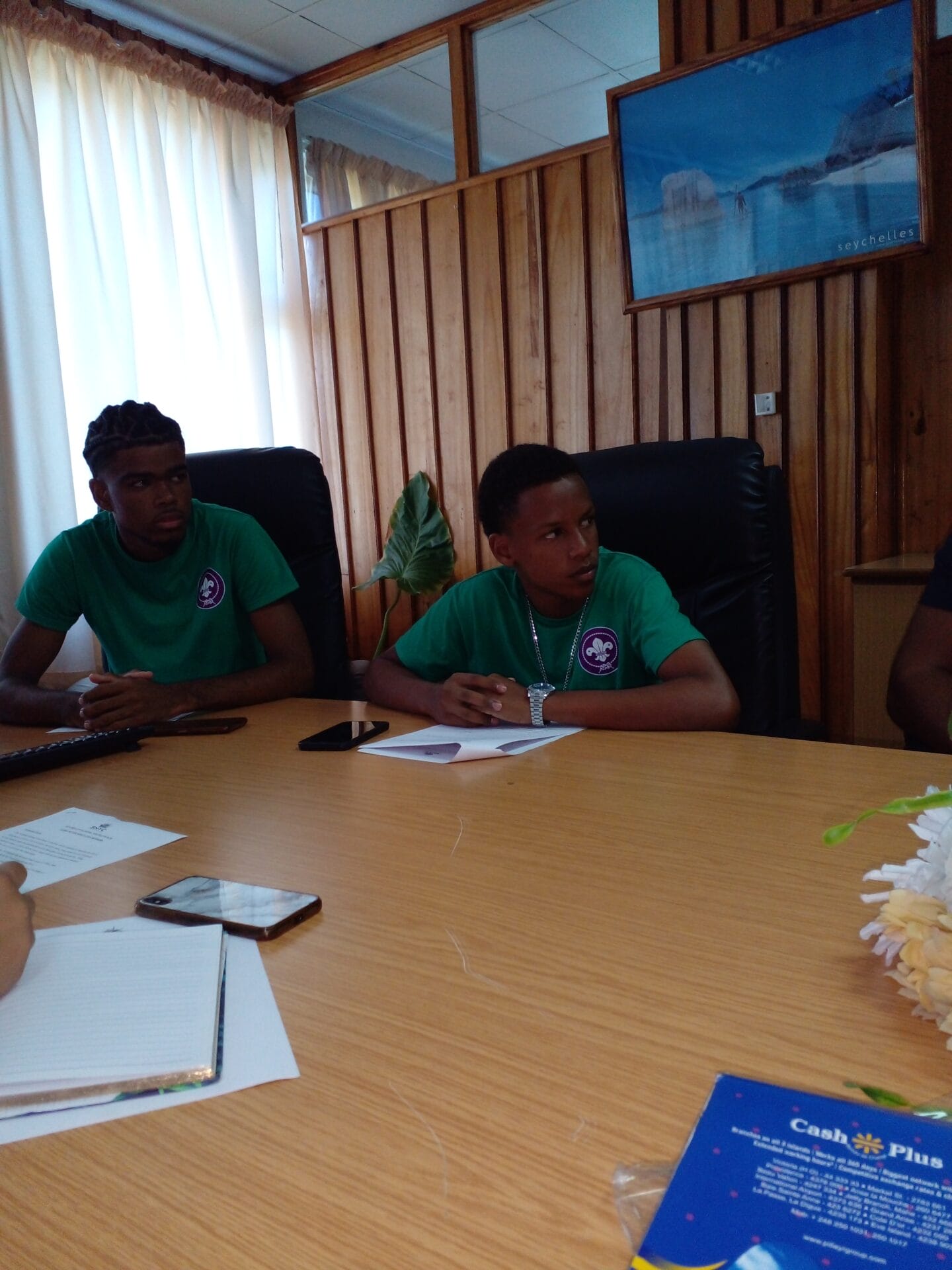 20240210_095749 two venture scout boys in a meeting