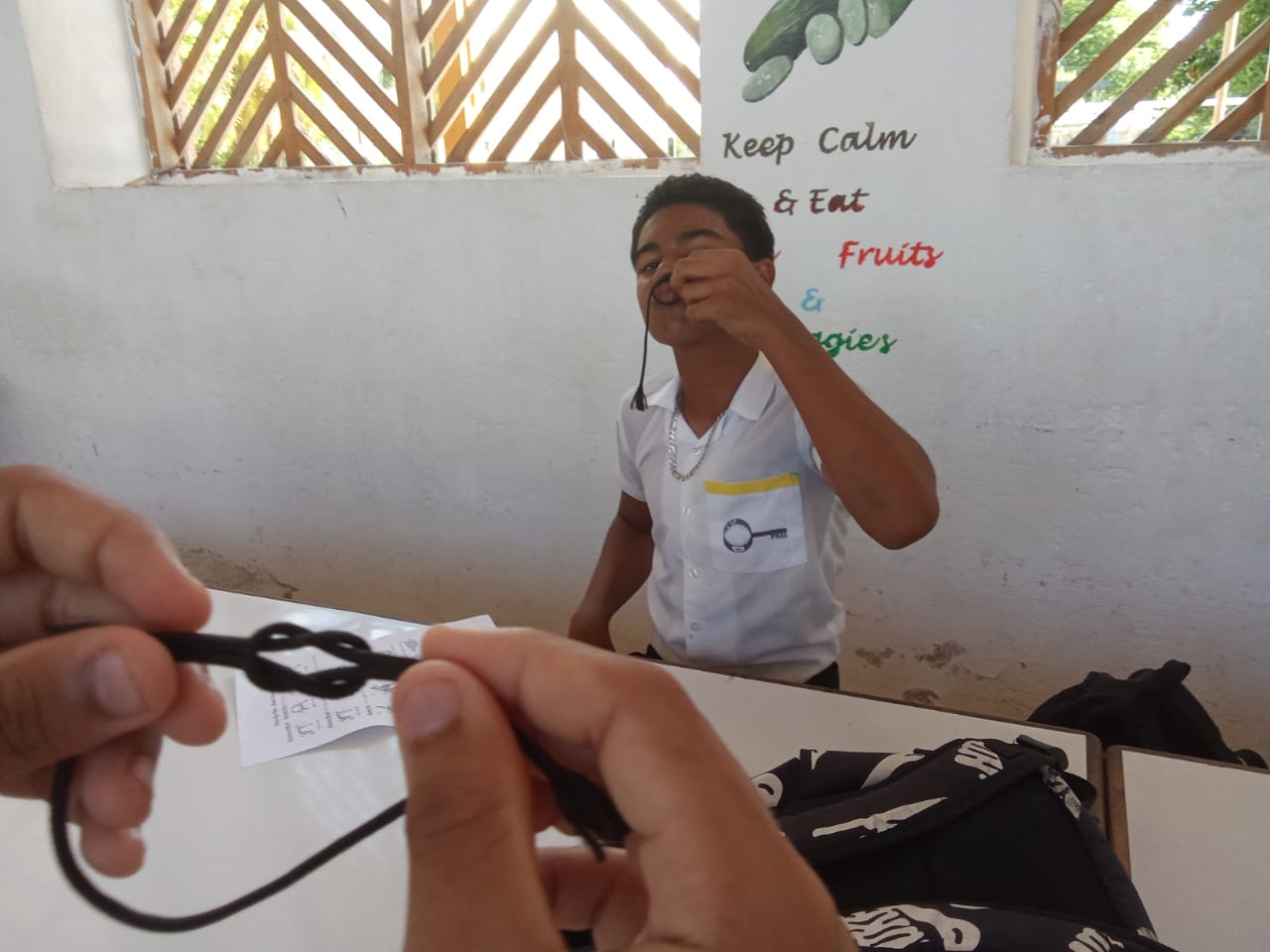 scout leader mis merelin teaching scouts knots