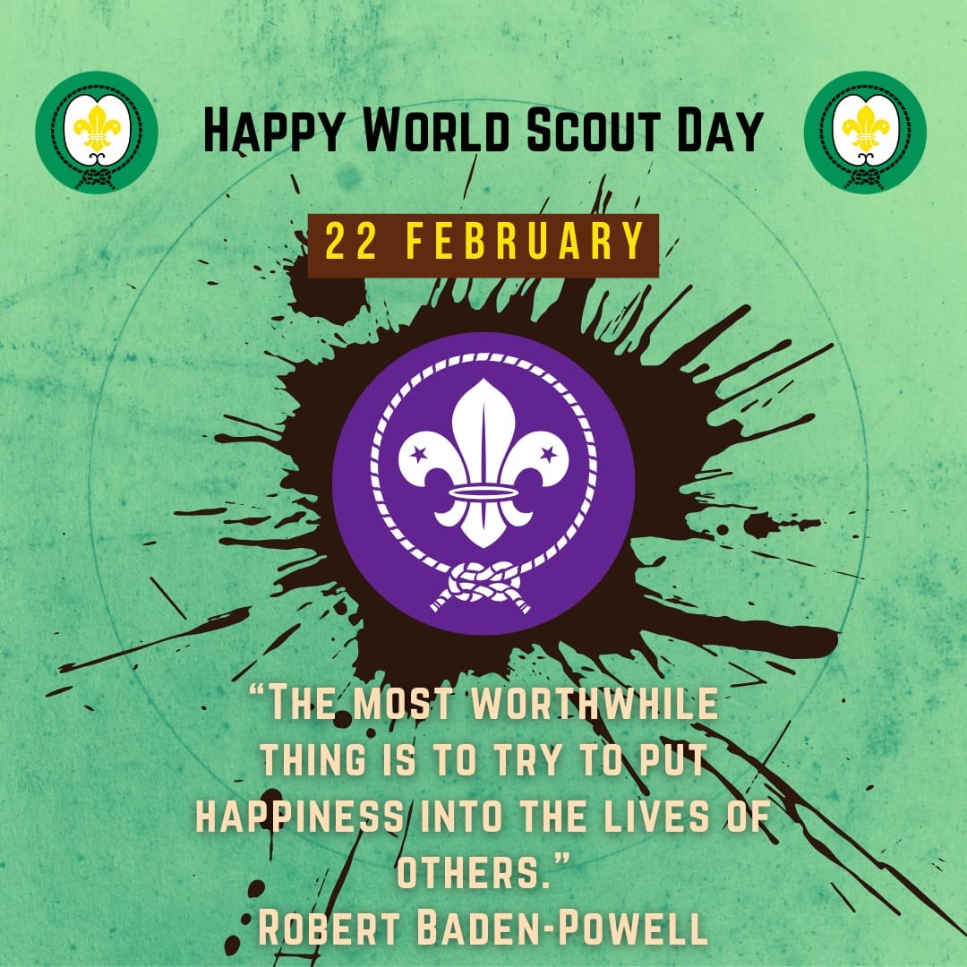 happy world scout day