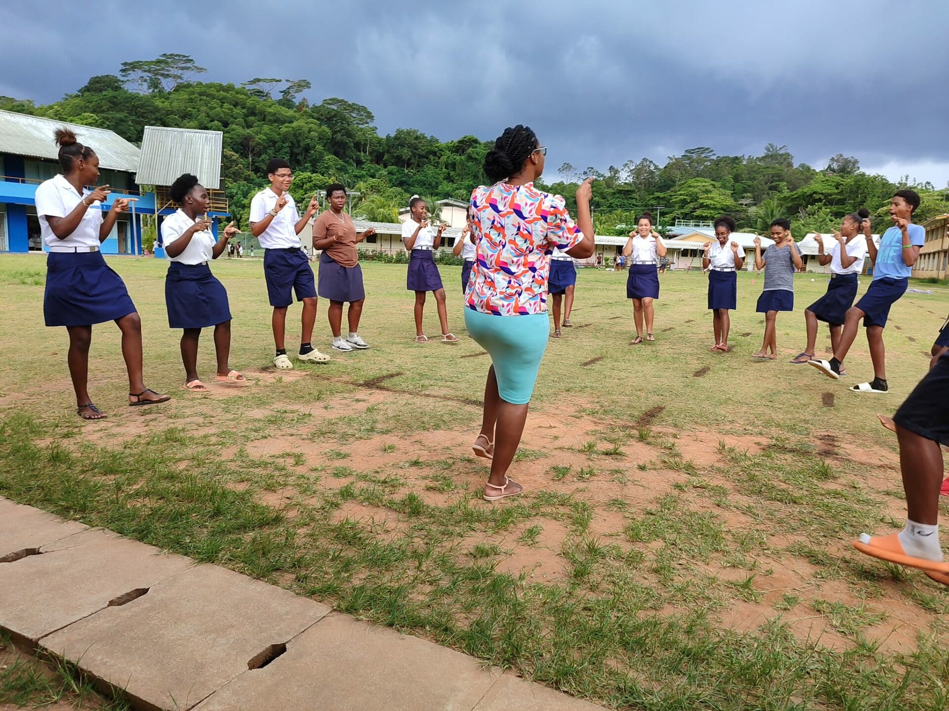 Anse Boileau scouts meeting