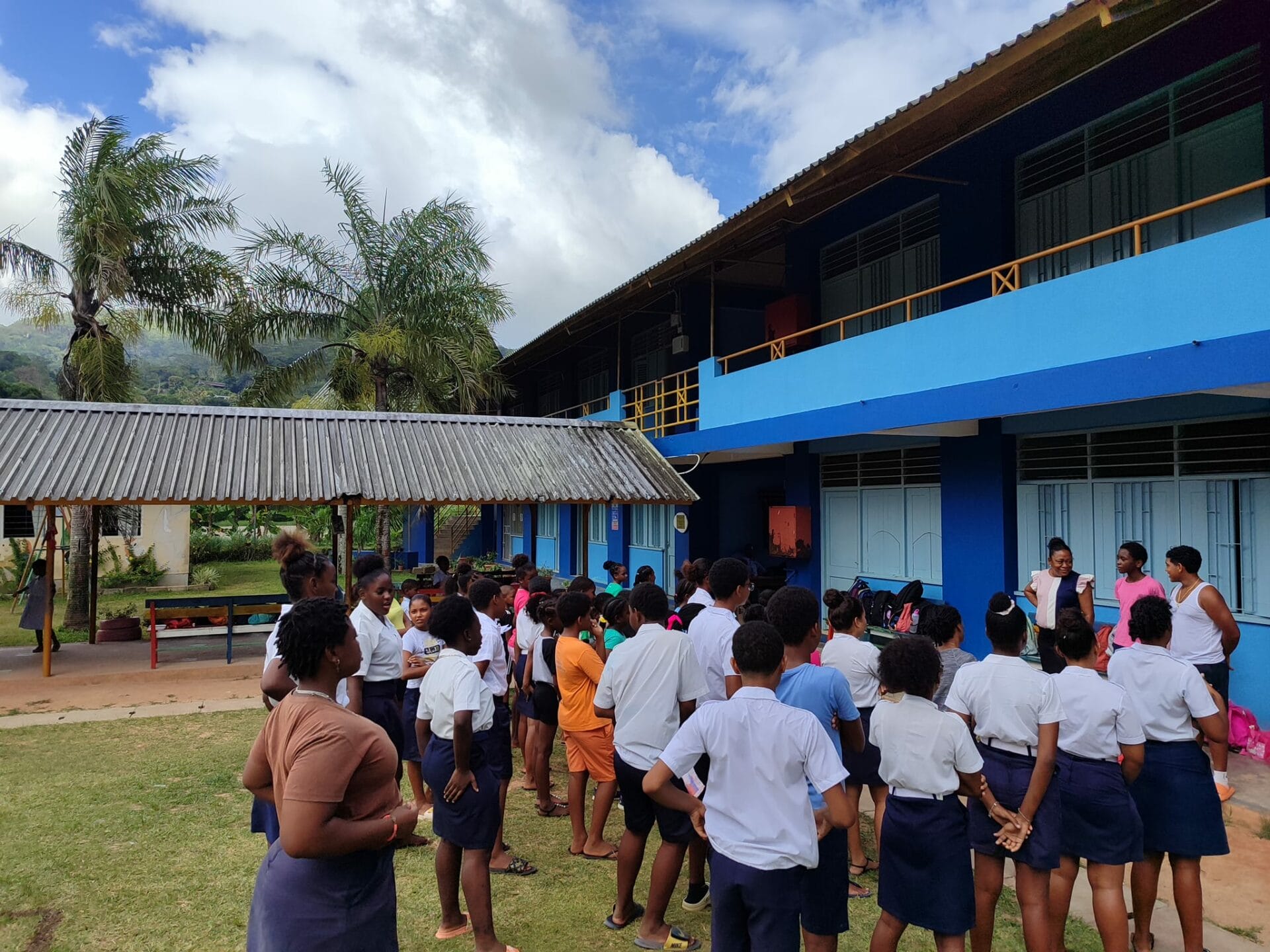 Anse Boileau scouts meeting