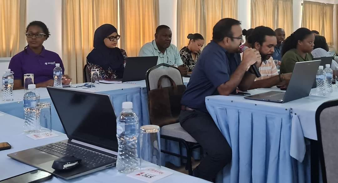 Seychelles scout association at world bank meeting in seychelles