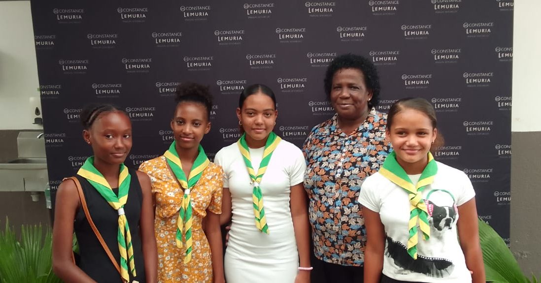 praslin scouts at Lemuria Hotel