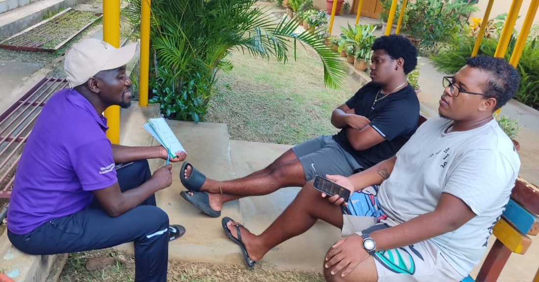 Seychelles scout association with Mr. Jacques Sandrizi