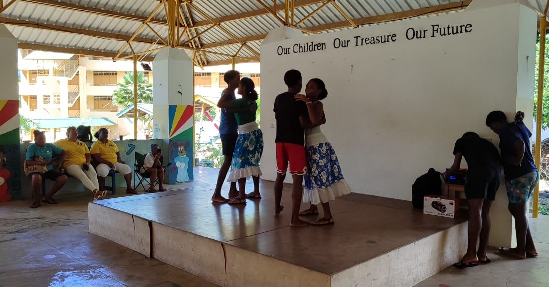 Seychelles scout association with Mr. Jacques Sandrizi